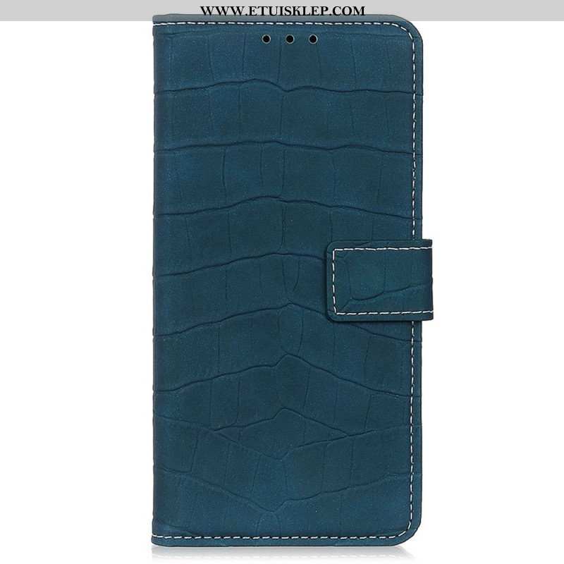 Etui Folio do Samsung Galaxy M23 5G Styl Skóry Krokodyla